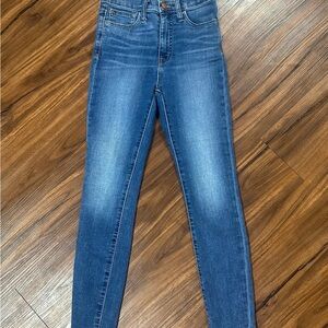 Madewell Women's Blue Skinny Jeans